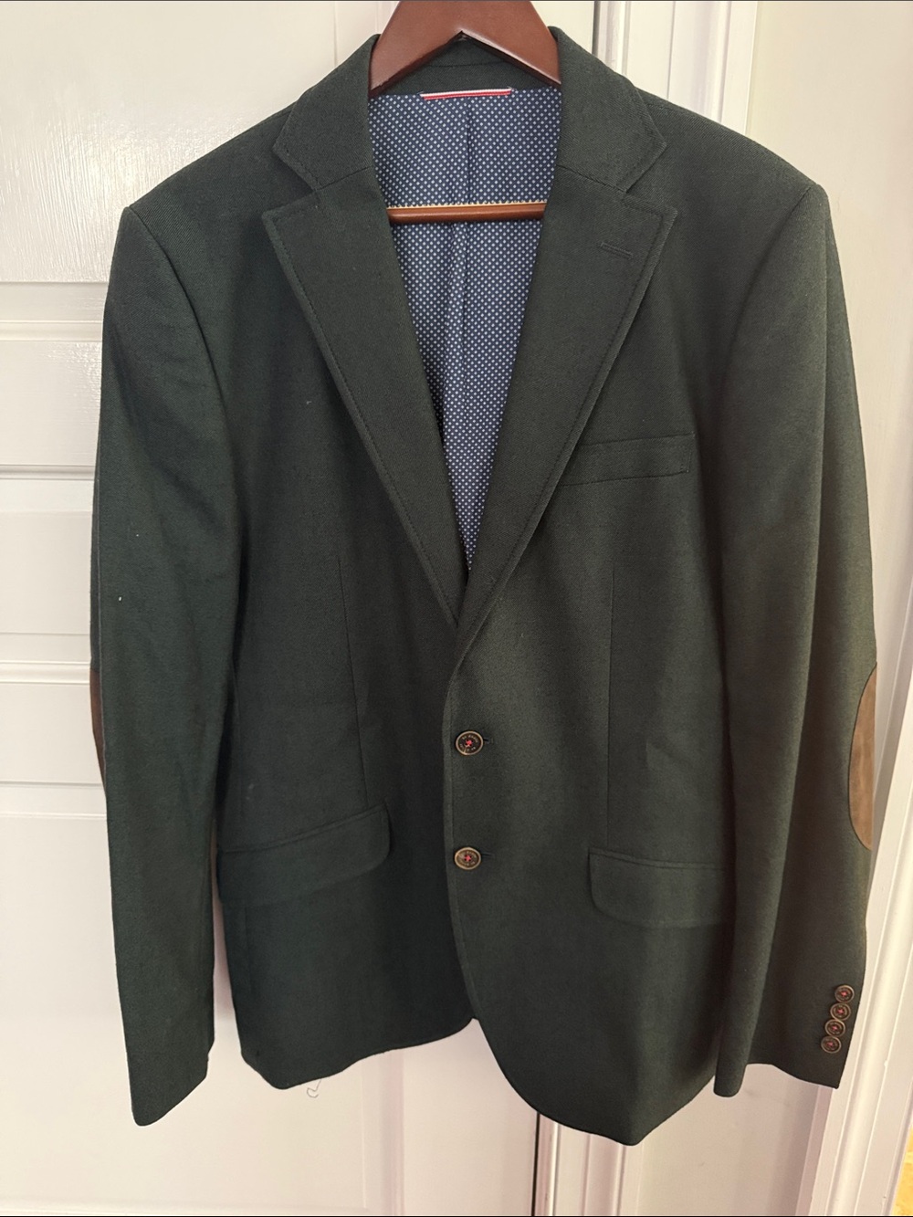 El Ganso size 38 Men's wool Dark Green Two-Button Blazer